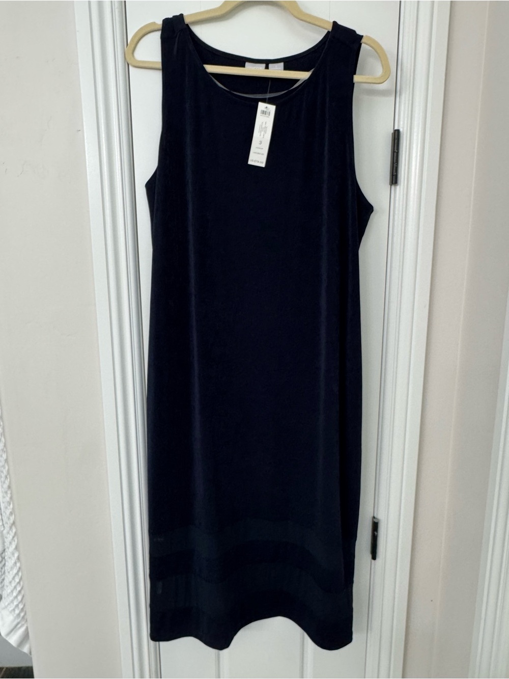 Chico’s Travelers Maxi Shift Dress - Navy